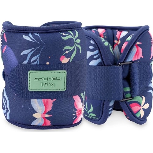 Obciążniki na kostki i nadgarstki 2x 1,5 kg Spokey THE BLOOM FORM