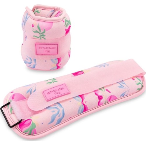 Obciążniki na kostki i nadgarstki 2x 1 kg Spokey THE BLOOM FORM
