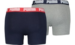 Bokserki męskie Puma Basic Boxer czarno-szare