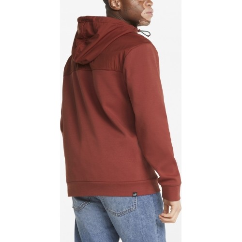 Bluza męska Puma Rad/Cal Half-Zip brązowa 847436 23