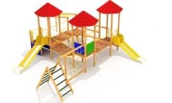 Drewniany plac zabaw dla dzieci Model 0503E