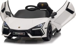 Biały pojazd Lamborghini Revuelto