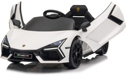 Biały pojazd Lamborghini Revuelto