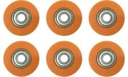 Buddy - Osłona kołpaka koła - pomarańczowa (6x)