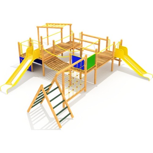 Drewniany plac zabaw dla dzieci Model 0503F