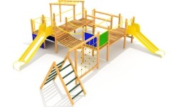 Drewniany plac zabaw dla dzieci Model 0503F
