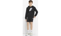 Bluza z kapturem Puma Power Logo dla młodzieży, czarna 847297 01