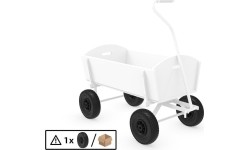 Solidne koło PU czarne 300X4 Needle B.