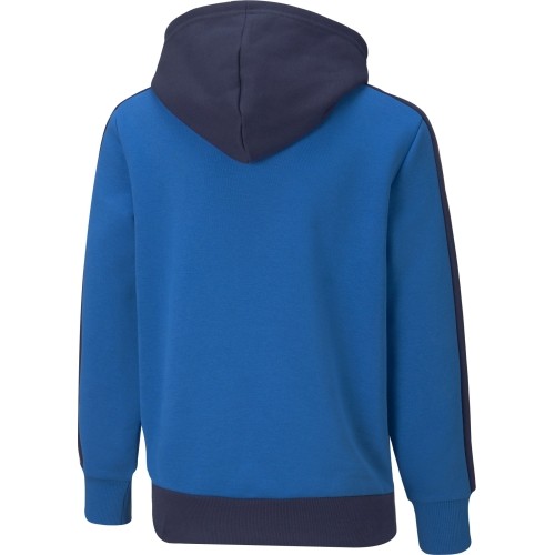 Bluza młodzieżowa Puma Alpha Hoodie FL Blue 589275 63