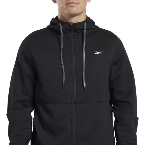 Reebok Džemperis Wor Dbl Kn Fz Hood Black