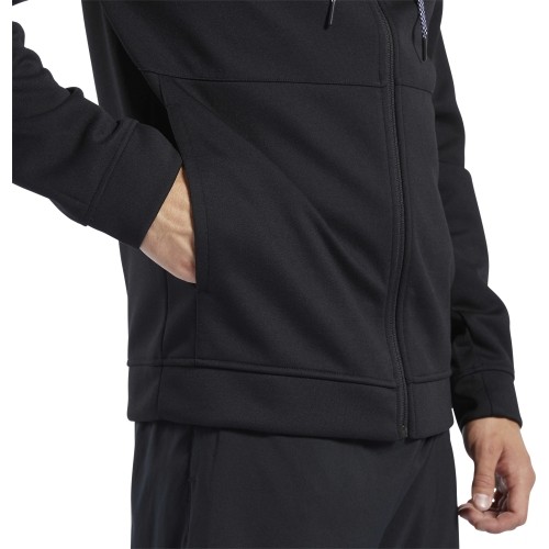 Reebok Džemperis Wor Dbl Kn Fz Hood Black