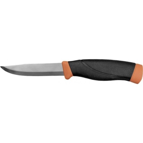 Solidny nóż Morakniv Companion, ciemnopomarańczowy, stal nierdzewna