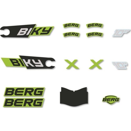 Biky – zestaw naklejek Mini Green
