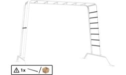 PlayBase - Rama Rura baru małpy malowana proszkowo