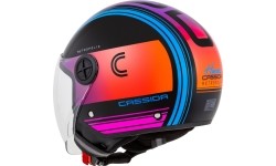 Kask motocyklowy Cassida Handy Metropolis Black/Teal/Gradient