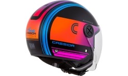 Kask motocyklowy Cassida Handy Metropolis Black/Teal/Gradient