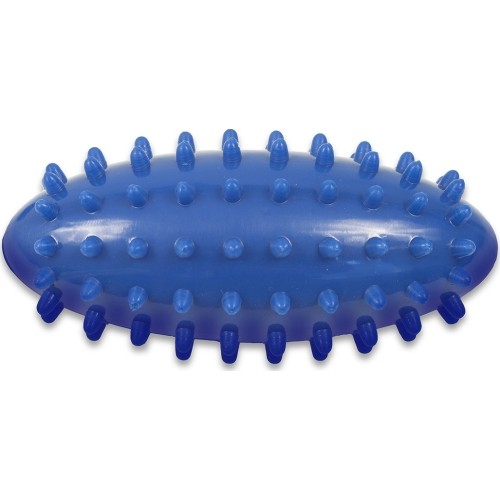 Jajko do masażu Yate Spiky 12,5x4,5 cm, niebieskie