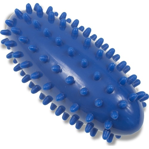 Jajko do masażu Yate Spiky 12,5x4,5 cm, niebieskie