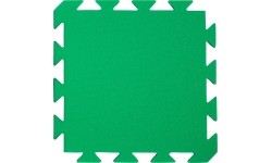 Piankowa wykładzina Puzzle podłogowe treningowe YATE - jasnozielono-czarna, 29x29x1,2 cm