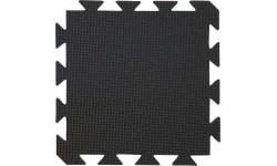 Piankowa wykładzina Puzzle podłogowe treningowe YATE - jasnozielono-czarna, 29x29x1,2 cm