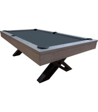 Stół bilardowy, Pool, X-con, 8 ft., Grey Oak, Club Cloth żółto-zielony
