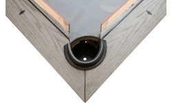 Stół bilardowy, Pool, X-con, 8 ft., Grey Oak, Club Cloth żółto-zielony