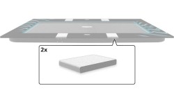 Ultim Elite - Mała prostokątna pianka do wyściełania (2x)