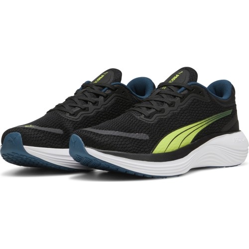 Puma Scend Pro męskie buty do biegania, białe czarne żółte, 378776 17
