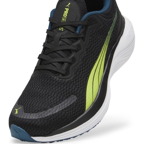 Puma Scend Pro męskie buty do biegania, białe czarne żółte, 378776 17