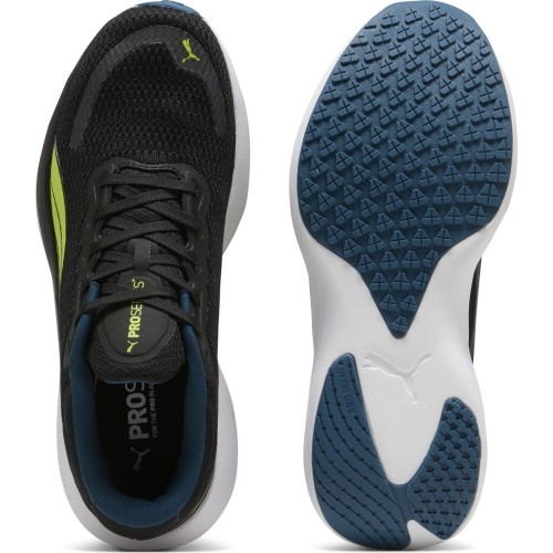 Puma Scend Pro męskie buty do biegania, białe czarne żółte, 378776 17