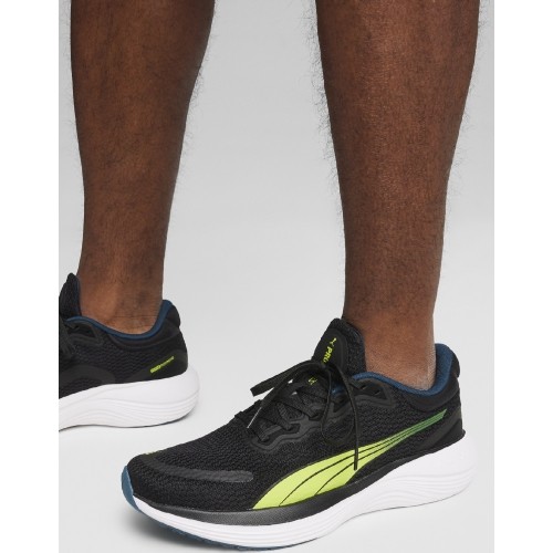 Puma Scend Pro męskie buty do biegania, białe czarne żółte, 378776 17