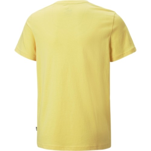 Koszulka młodzieżowa Puma Ess+ 2 Col Logo Tee żółta 586985 45