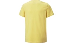 Koszulka młodzieżowa Puma Ess+ 2 Col Logo Tee żółta 586985 45