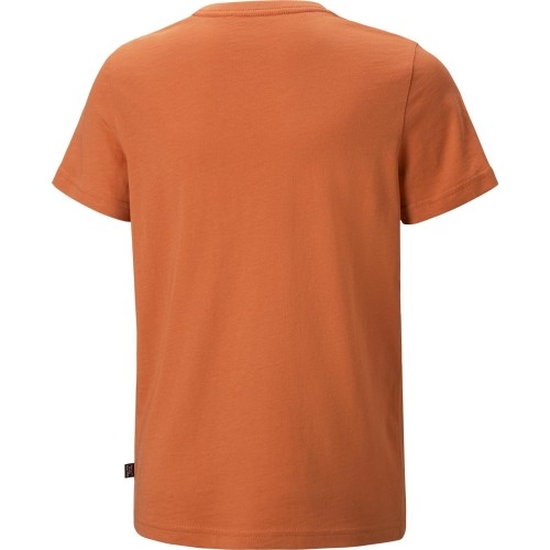 Koszulka młodzieżowa Puma Ess+ 2 Col Logo Tee pomarańczowa 586985 95