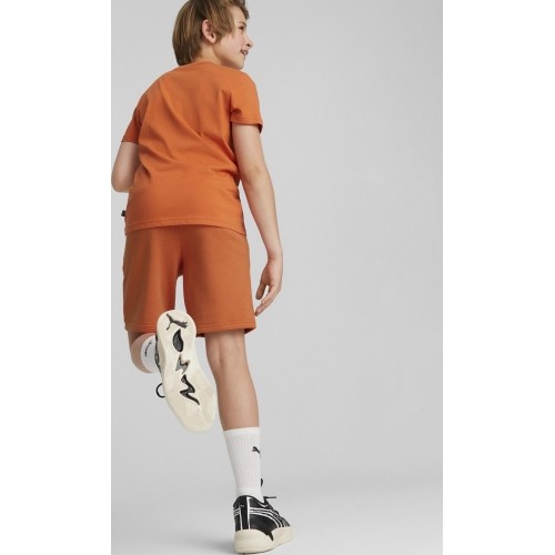 Koszulka młodzieżowa Puma Ess+ 2 Col Logo Tee pomarańczowa 586985 95