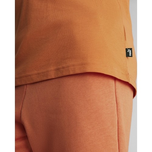 Koszulka młodzieżowa Puma Ess+ 2 Col Logo Tee pomarańczowa 586985 95