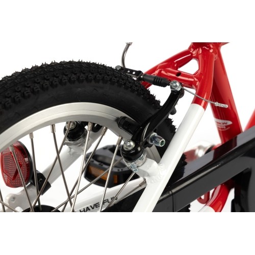 Dviratis Karbon Superlight Automatic 16 czerwony