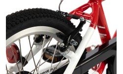 Dviratis Karbon Superlight Automatic 16 czerwony