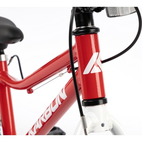 Dviratis Karbon Superlight Automatic 16 czerwony