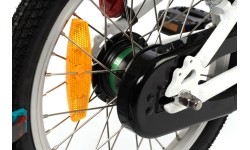 Dviratis Karbon Superlight Automatic 16 czerwony