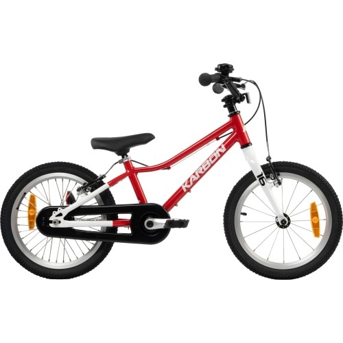 Dviratis Karbon Superlight Automatic 16 czerwony