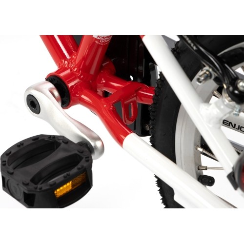 Dviratis Karbon Superlight Automatic 16 czerwony