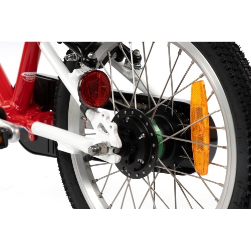 Dviratis Karbon Superlight Automatic 16 czerwony