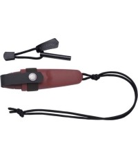 Nóż Morakniv Eldris czerwony z zestawem Neck Knife stal nierdzewna