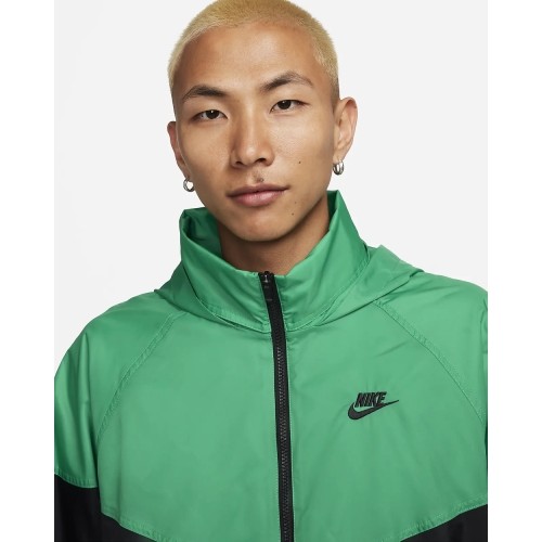 Kurtka męska Nike M NK WR Anorak Jkt, czarno-zielona DQ4910 324