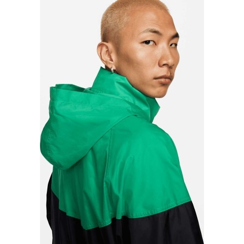Kurtka męska Nike M NK WR Anorak Jkt, czarno-zielona DQ4910 324