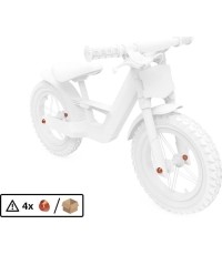 Biky - Pomarańczowe podkładki anodowane