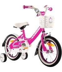 Dviratis Carbon Tiara 14 różowy