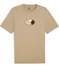 Puma Marškinėliai Vyrams Graphics Execution Tee Beige 680183 83