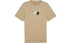 Koszulka męska Puma Graphics Execution Tee Beige 680183 83